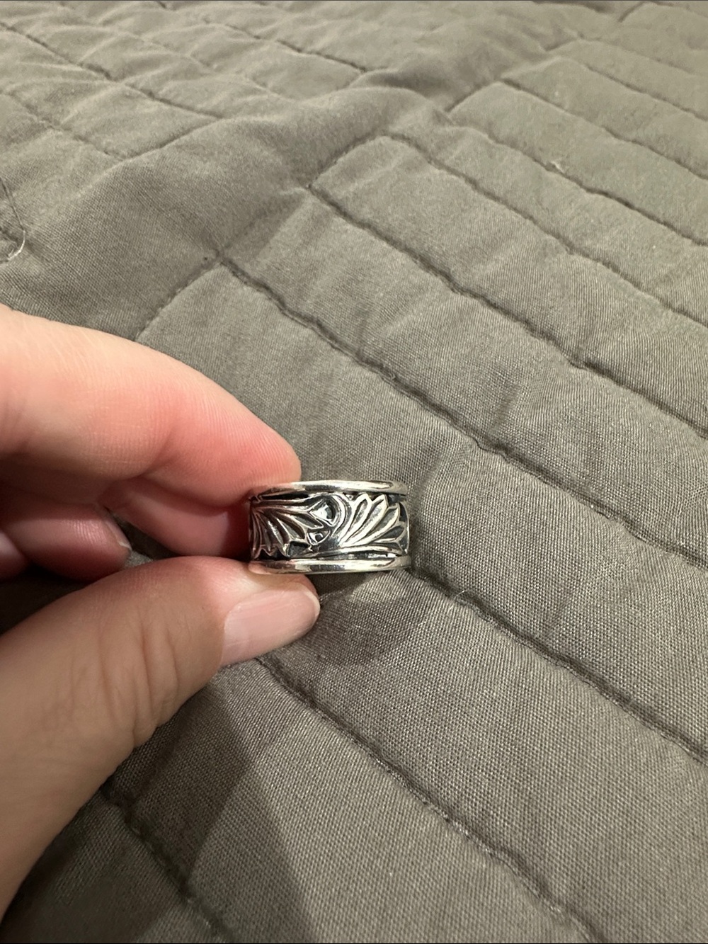 Mignon Faget size 7 acanthus ring - retired piece